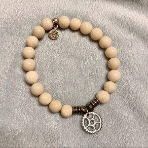 T. Jazelle riverstone gear bracelet; authentic